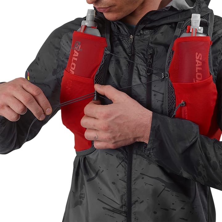 Salomon Active Skin 8 With Flasks Fiery Redebony Salomon