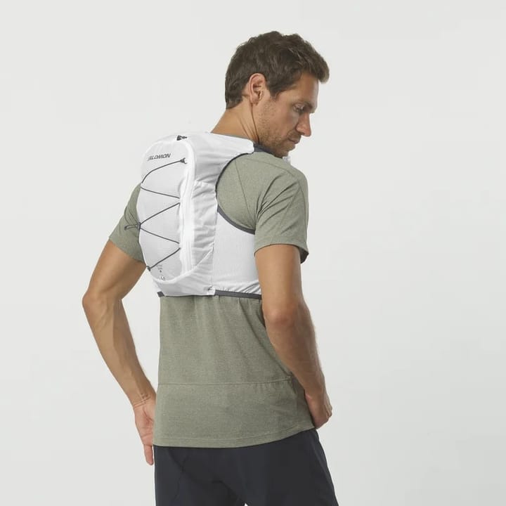 Salomon Active Skin 8 With Flasks Whiteebony Salomon Salomon Active Skin 8 With Flasks Whiteebony Salomon