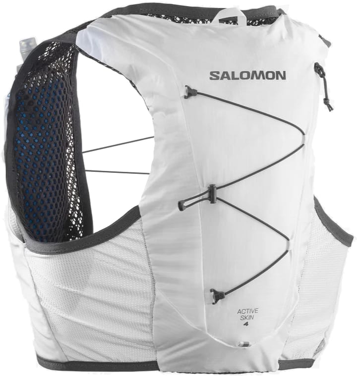 Salomon Active Skin 8 With Flasks Whiteebony Salomon Salomon Active Skin 8 With Flasks Whiteebony Salomon