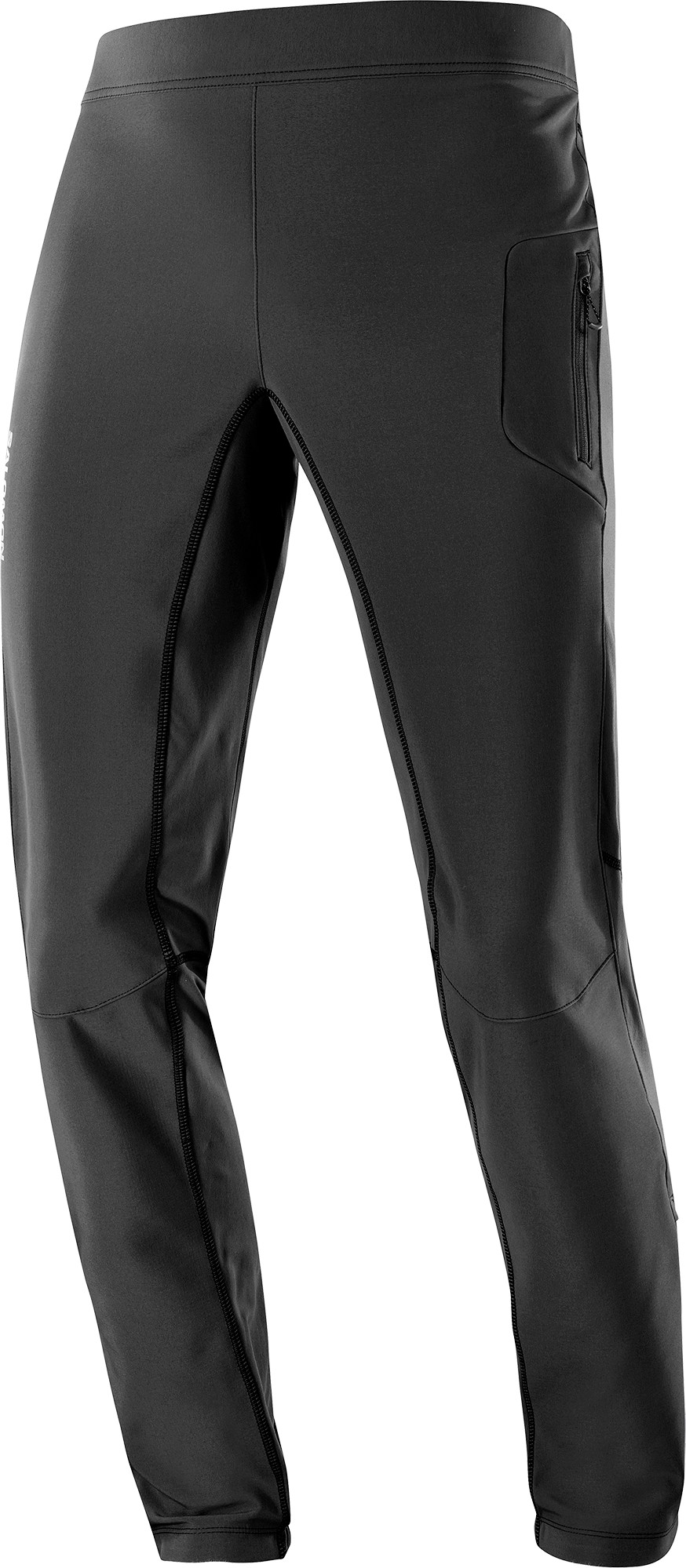 Salomon Men's Rs Warm Softshell Pant Deep Black Träningsbyxor L