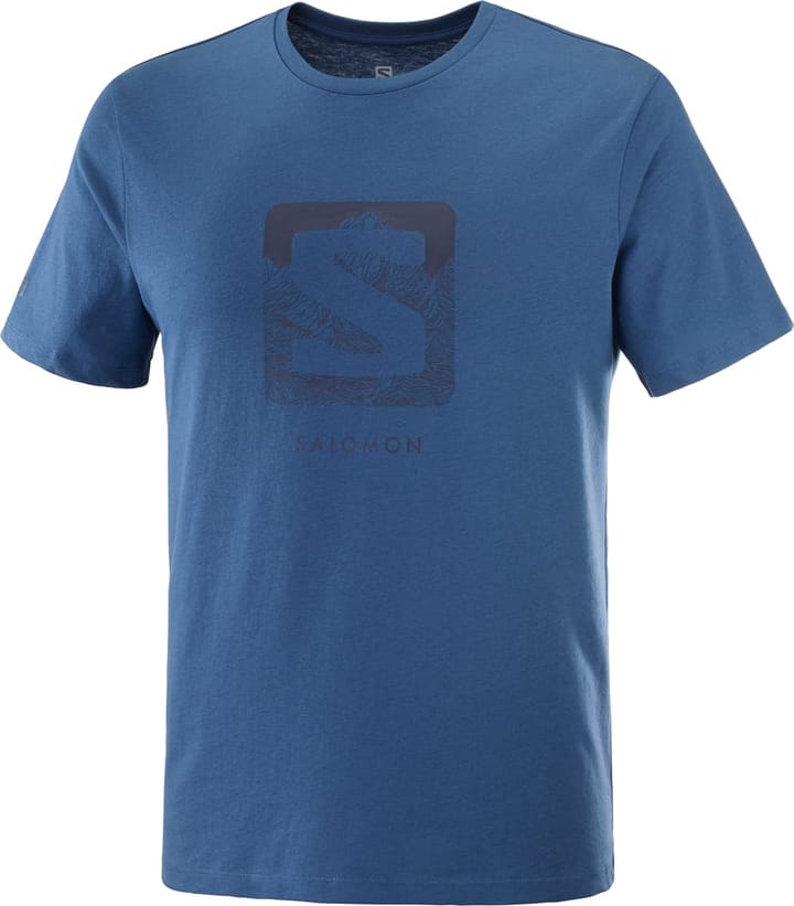 Salomon Men's Outlife Logo T-Shirt Dark Denim Salomon Salomon Men's Outlife Logo T-Shirt Dark Denim Salomon