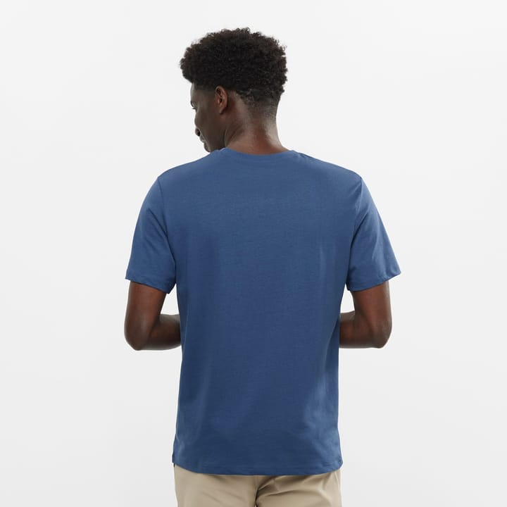 Salomon Men's Outlife Logo T-Shirt Dark Denim Salomon Salomon Men's Outlife Logo T-Shirt Dark Denim Salomon