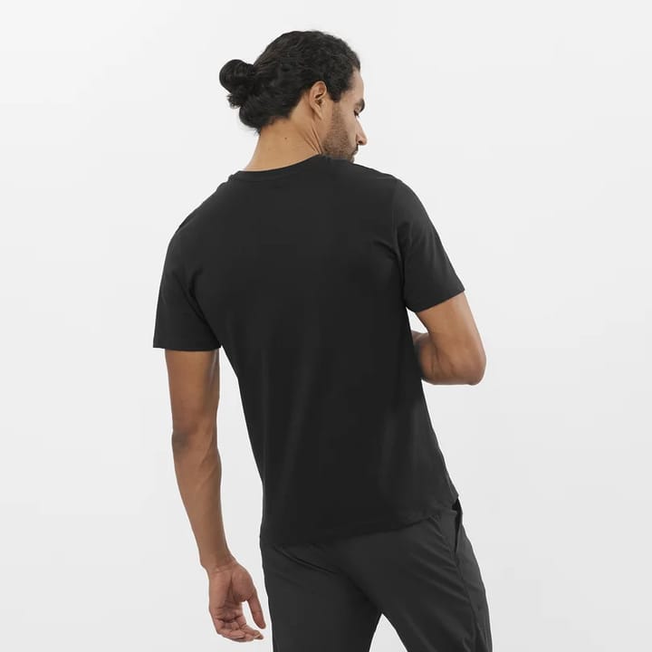 Salomon Men's Outlife Logo Tee Deep Black Salomon Salomon Men's Outlife Logo Tee Deep Black Salomon