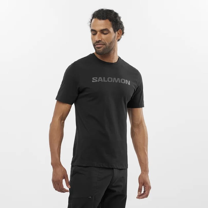 Salomon Men's Outlife Logo Tee Deep Black Salomon