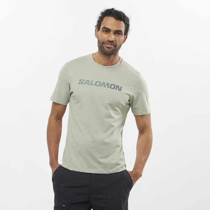 Salomon Men's Outlife Logo Tee Wrought Iron Salomon Salomon Men's Outlife Logo Tee Wrought Iron Salomon