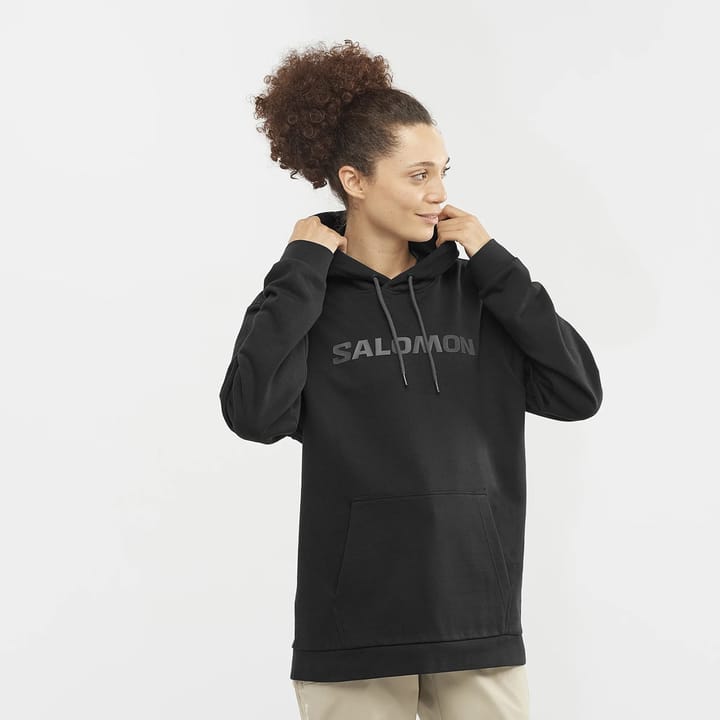Salomon Unisex Outlife Logo Winter Hoody Deep Black/Periscope Salomon Salomon Unisex Outlife Logo Winter Hoody Deep Black/Periscope Salomon