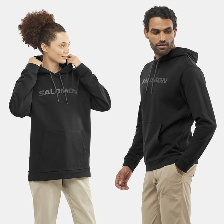 Salomon Unisex Outlife Logo Winter Hoody Deep Black/Periscope Salomon Salomon Unisex Outlife Logo Winter Hoody Deep Black/Periscope Salomon