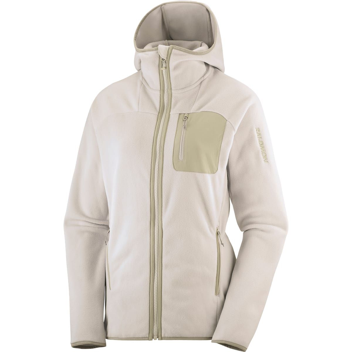 Salomon Outline Polartec W Rainy Day/Plaza Taupe/