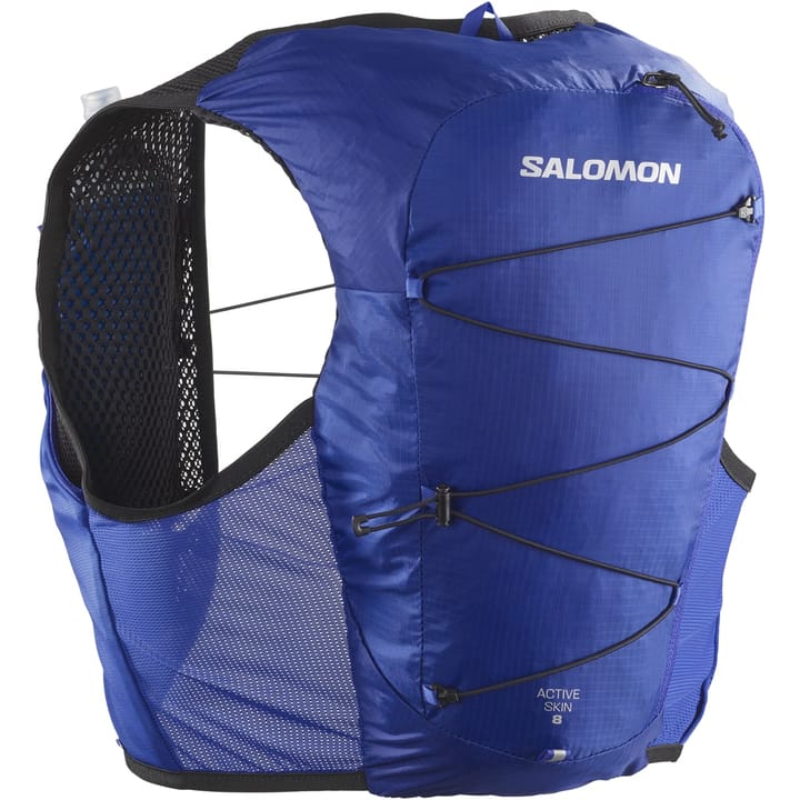 Salomon Active Skin 8 With Flasks Surf The Web/Black/ Salomon Salomon Active Skin 8 With Flasks Surf The Web/Black/ Salomon