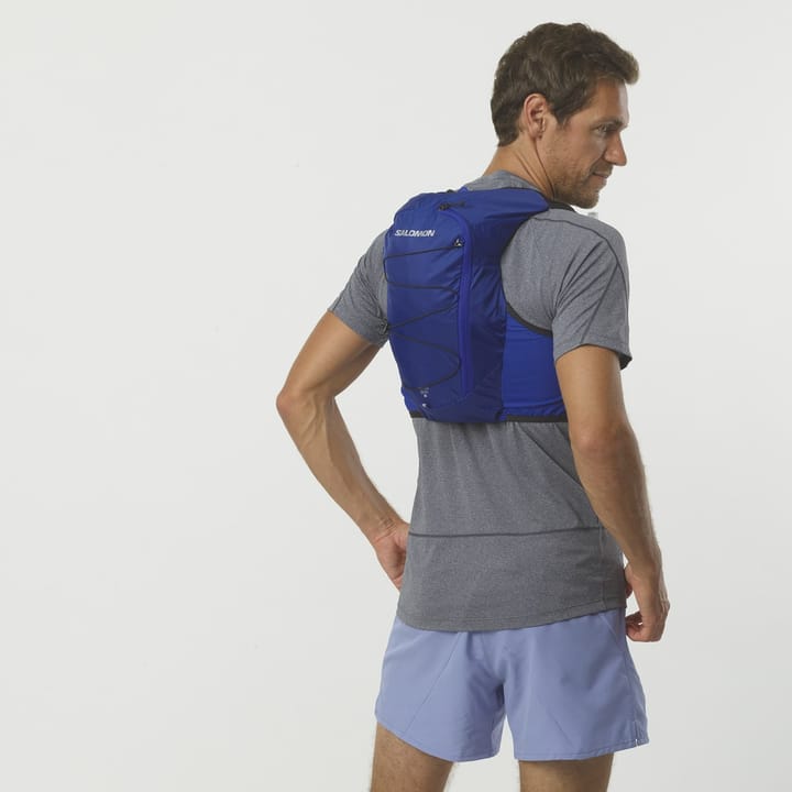 Salomon Active Skin 8 With Flasks Surf The Web/Black/ Salomon Salomon Active Skin 8 With Flasks Surf The Web/Black/ Salomon