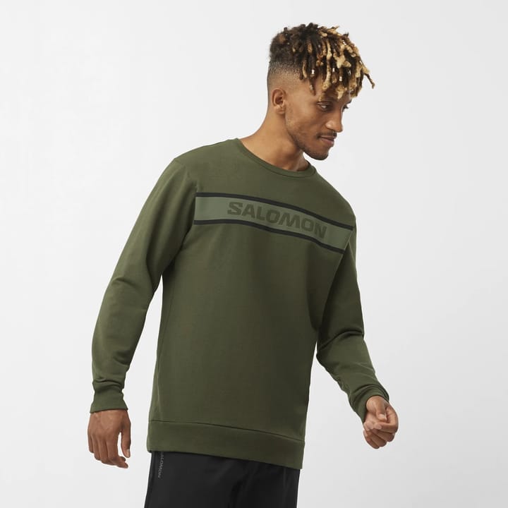 Salomon Essential Crew Neck M Forest Night/Grape Leaf Salomon