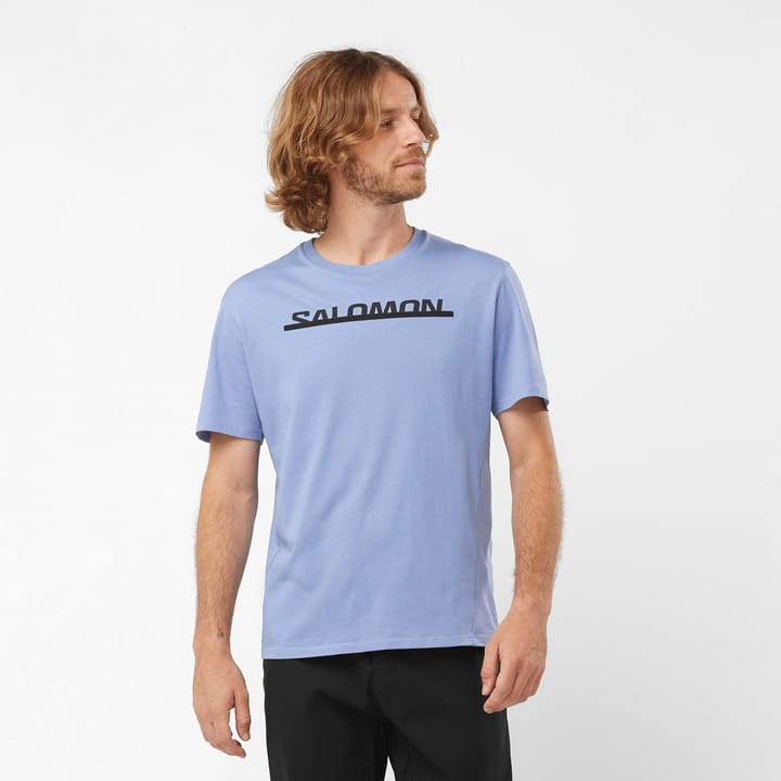 Salomon Men's Essential Logo SS Tee English Manor/Deep Black Salomon