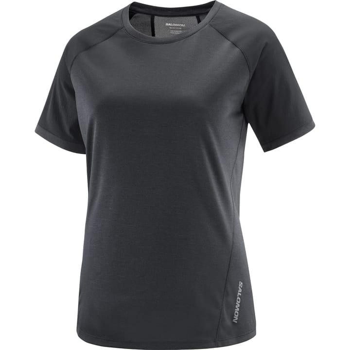 Salomon Women's Outline Tee Deep Black Salomon