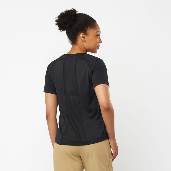 Salomon Women's Outline Tee Deep Black Salomon