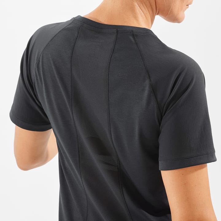 Salomon Women's Outline Tee Deep Black Salomon