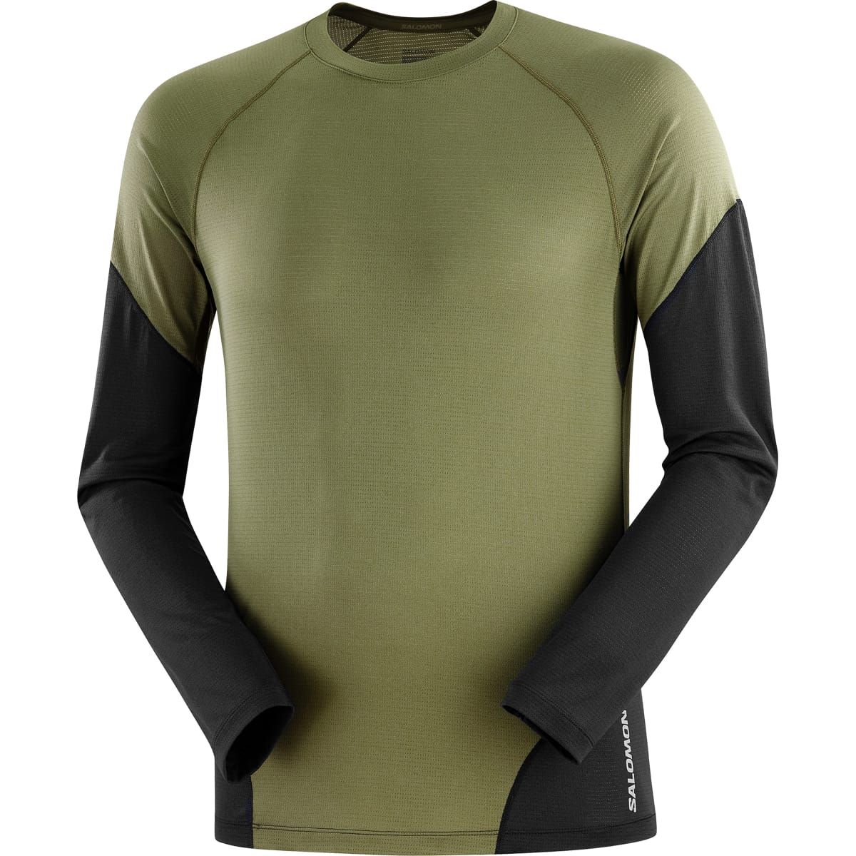 Salomon Cross Run LS Tee M Grape Leaf/Deep Black