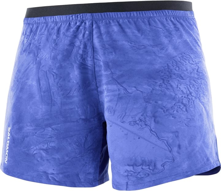 Salomon Women's Cross 5'' Shorts Chambray Blue/Ao/Surf The Web Salomon