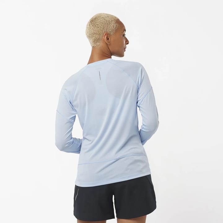 Salomon Cross Run LS Tee W Chambray Blue/Heather Salomon Salomon Cross Run LS Tee W Chambray Blue/Heather Salomon