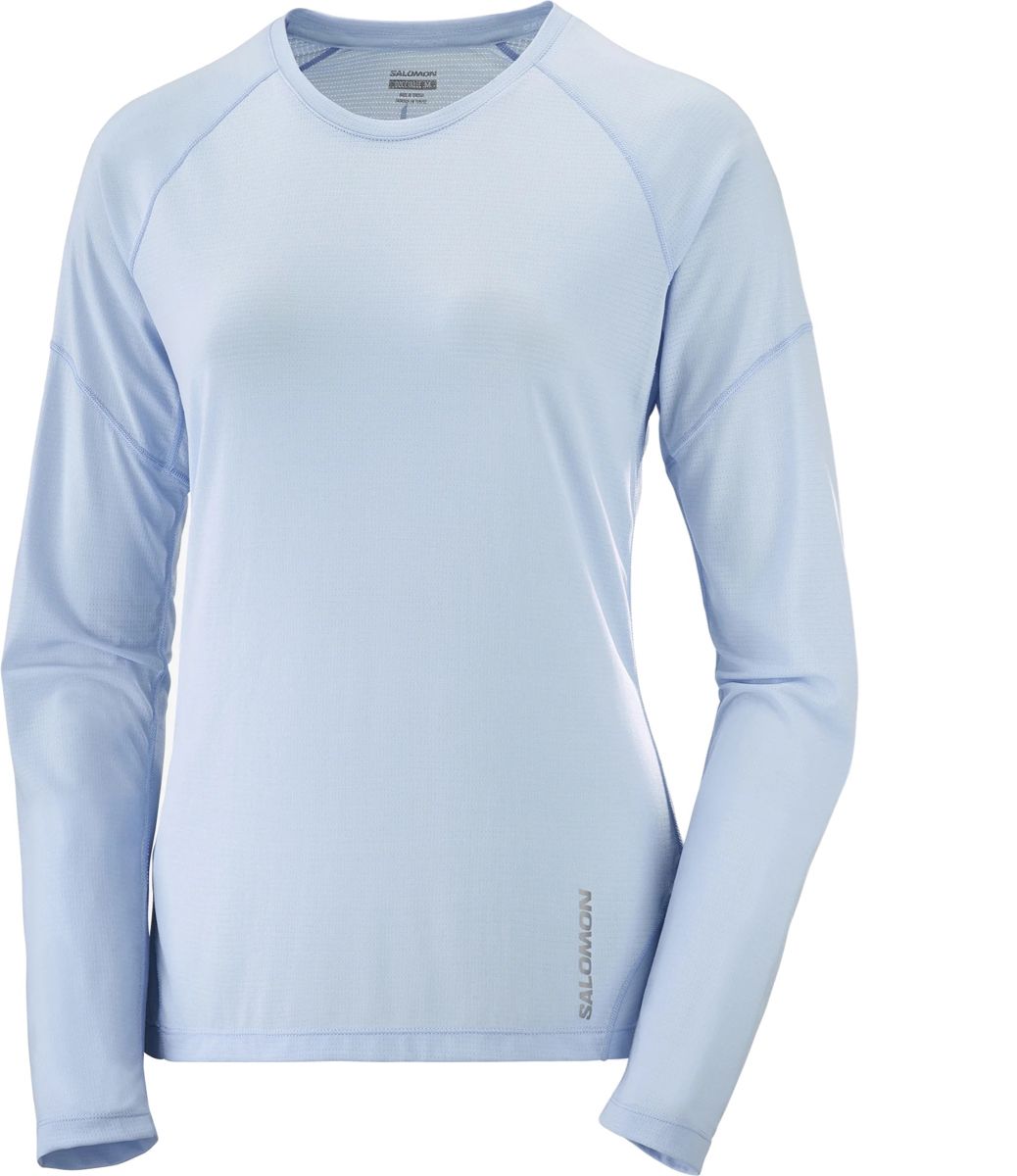 Salomon Cross Run LS Tee W Chambray Blue/Heather