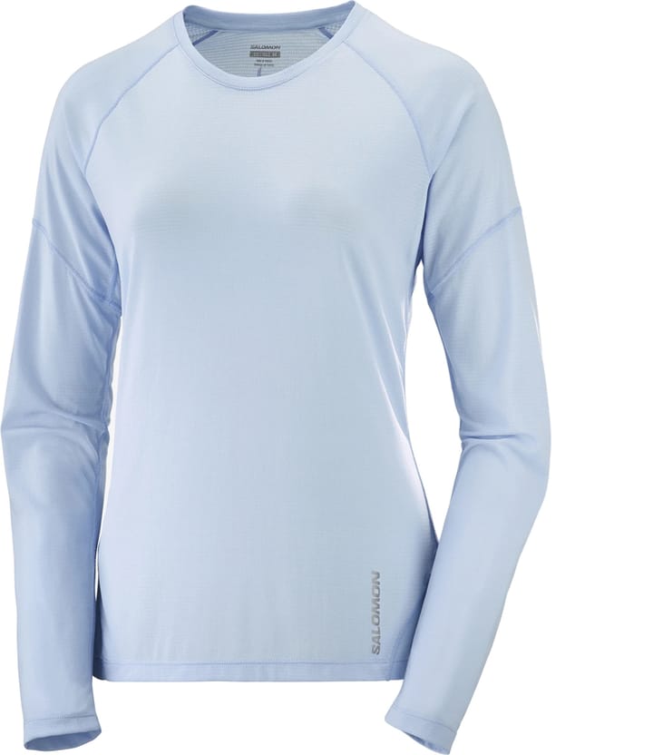 Salomon Cross Run LS Tee W Chambray Blue/Heather Salomon Salomon Cross Run LS Tee W Chambray Blue/Heather Salomon