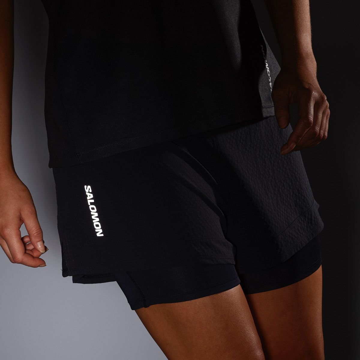 Salomon Women's Sense Aero 2in1 Shorts Deep Black | Buy