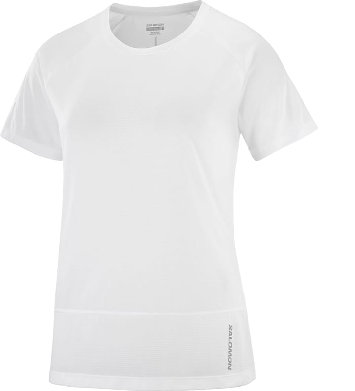 Salomon Women's Cross Run Tee White Salomon Salomon Women's Cross Run Tee White Salomon