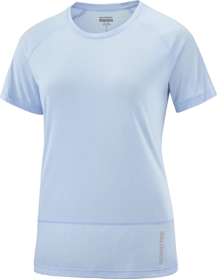 Salomon Women's Cross Run Tee Chambray Blue/Heather Salomon Salomon Women's Cross Run Tee Chambray Blue/Heather Salomon