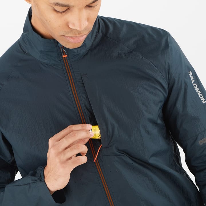 Salomon Men's Sense Flow Jacket Carbon/Carbon Salomon