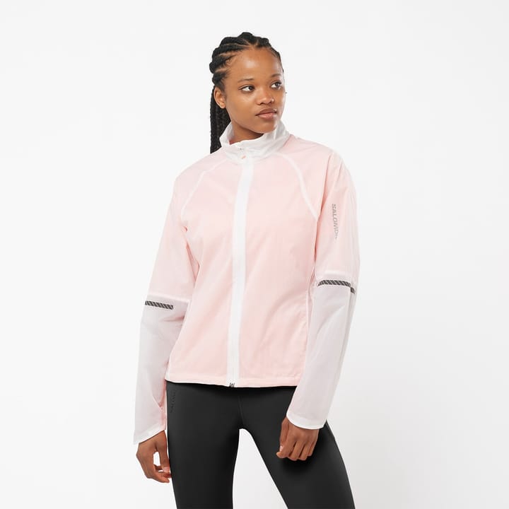 Salomon Women's Sense Flow Jacket White/Peach Amber Salomon