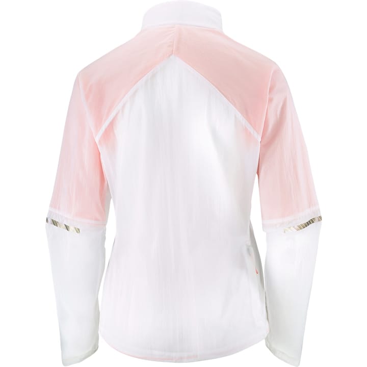Salomon Women's Sense Flow Jacket White/Peach Amber Salomon Salomon Women's Sense Flow Jacket White/Peach Amber Salomon