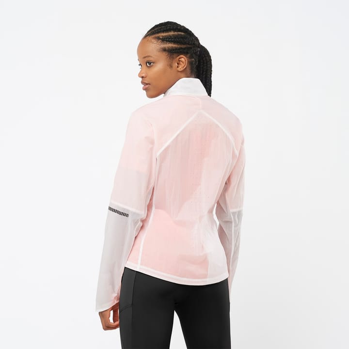 Salomon Women's Sense Flow Jacket White/Peach Amber Salomon