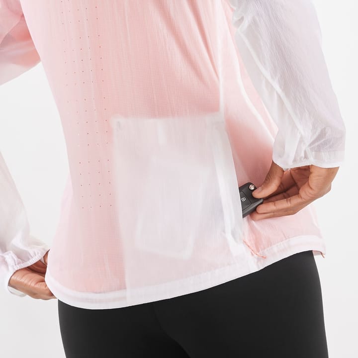 Salomon Women's Sense Flow Jacket White/Peach Amber Salomon