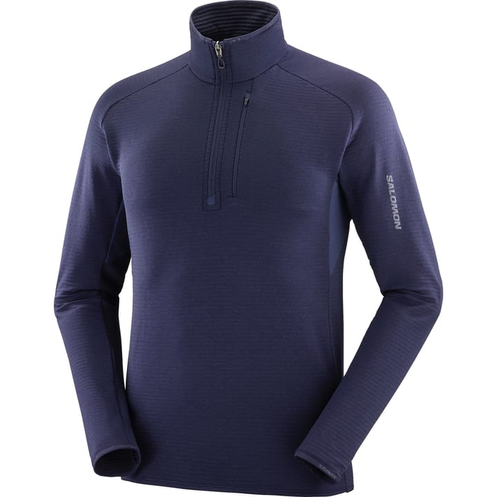 Salomon Men's Essential Lightwarm Half Zip Night Sky Salomon