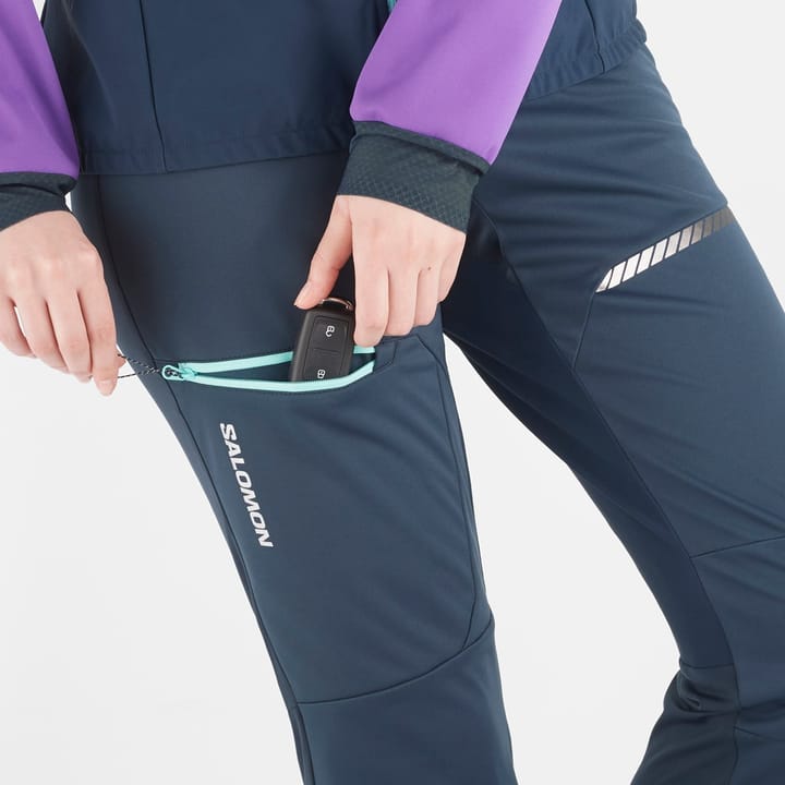 Mtn Softshell Pant W Carbon Carbon/ Salomon