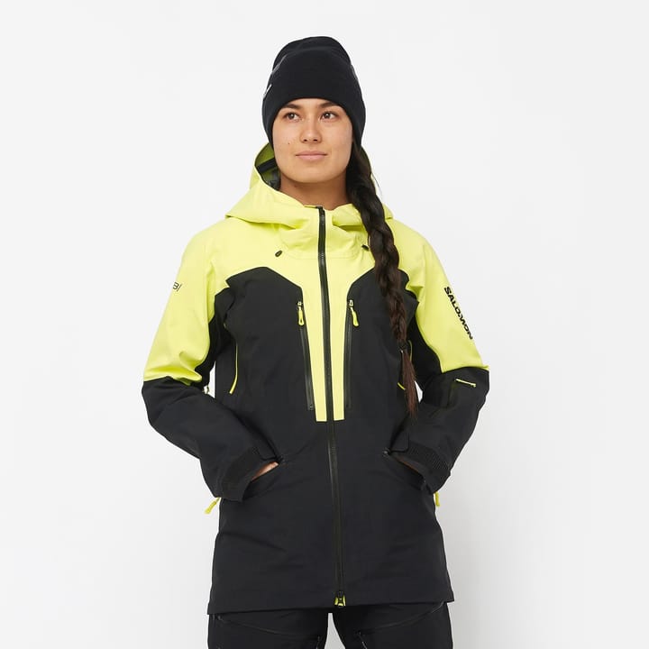 Salomon Qst Gore-Tex Pro Jkt W Deep Black/Charlock/ Salomon Salomon Qst Gore-Tex Pro Jkt W Deep Black/Charlock/ Salomon