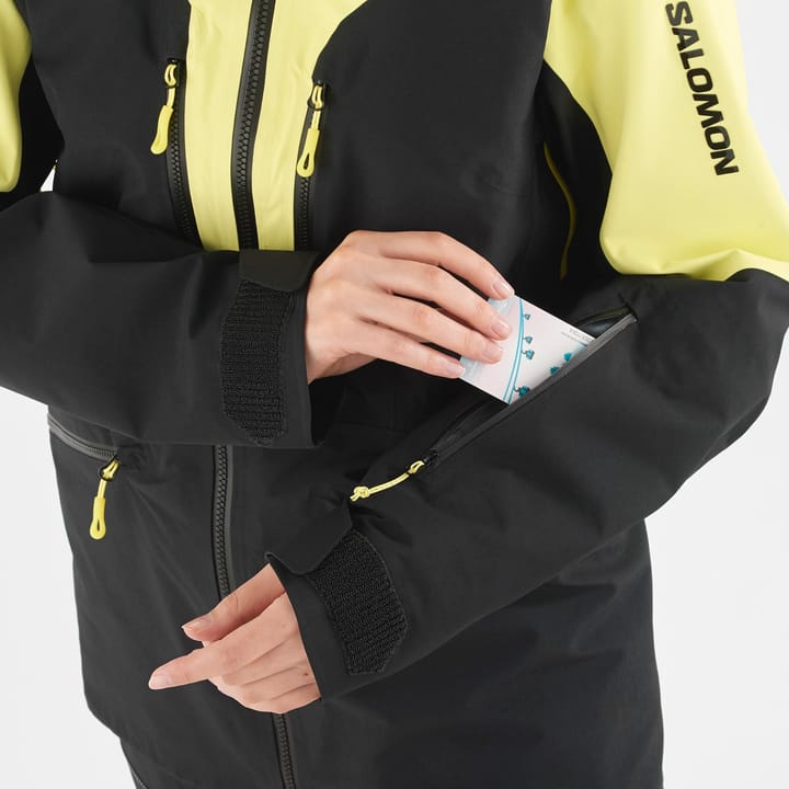 Salomon Qst Gore-Tex Pro Jkt W Deep Black/Charlock/ Salomon Salomon Qst Gore-Tex Pro Jkt W Deep Black/Charlock/ Salomon