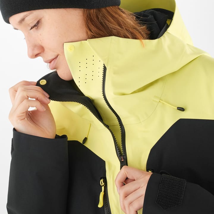 Salomon Qst Gore-Tex Pro Jkt W Deep Black/Charlock/ Salomon Salomon Qst Gore-Tex Pro Jkt W Deep Black/Charlock/ Salomon