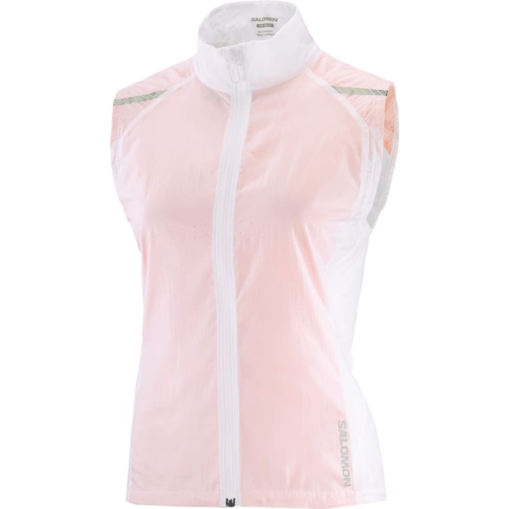 Salomon Women's Sense Flow Vest White/Peach Amber Salomon Salomon Women's Sense Flow Vest White/Peach Amber Salomon