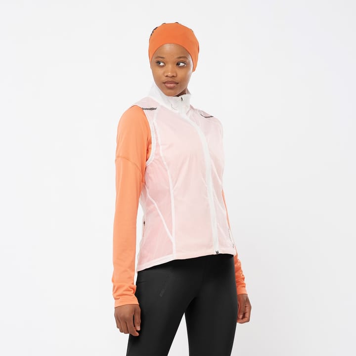 Salomon Women's Sense Flow Vest White/Peach Amber Salomon Salomon Women's Sense Flow Vest White/Peach Amber Salomon