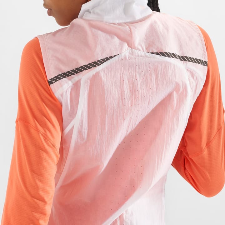 Salomon Women's Sense Flow Vest White/Peach Amber Salomon Salomon Women's Sense Flow Vest White/Peach Amber Salomon