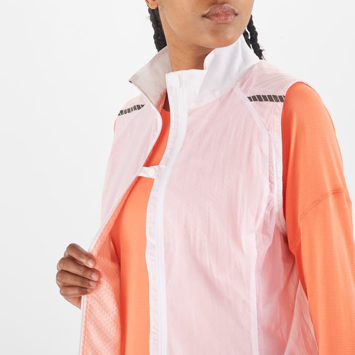 Salomon Women's Sense Flow Vest White/Peach Amber Salomon Salomon Women's Sense Flow Vest White/Peach Amber Salomon