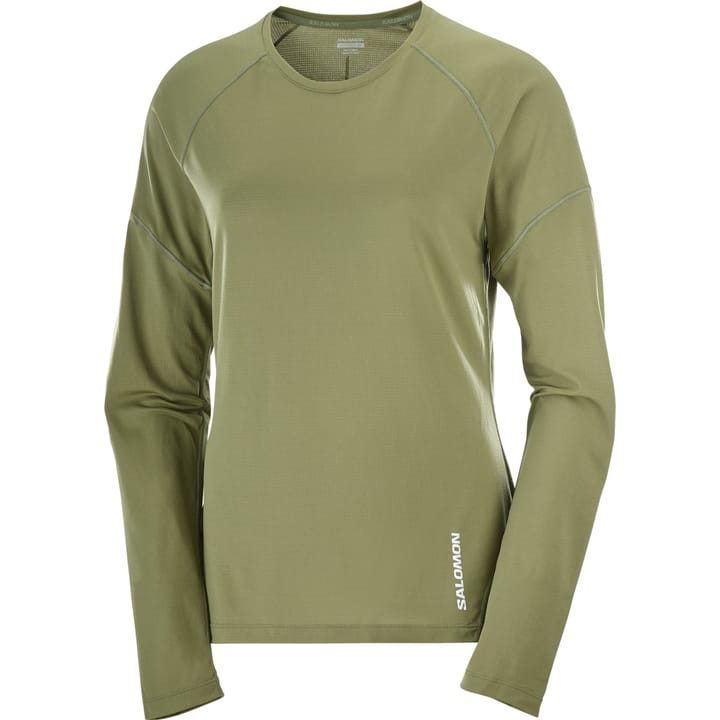 Salomon Women's Cross Run LS Tee Deep Lichen Green Salomon Salomon Women's Cross Run LS Tee Deep Lichen Green Salomon