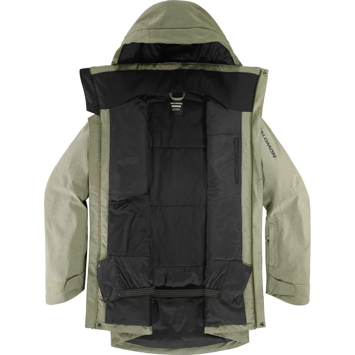 Salomon Men's Stance Cargo Jacket Olive Night/Heather Salomon Salomon Men's Stance Cargo Jacket Olive Night/Heather Salomon