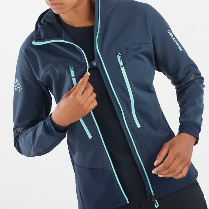 Salomon Women's MTN Softshell Jacket Carbon Salomon Salomon Women's MTN Softshell Jacket Carbon Salomon