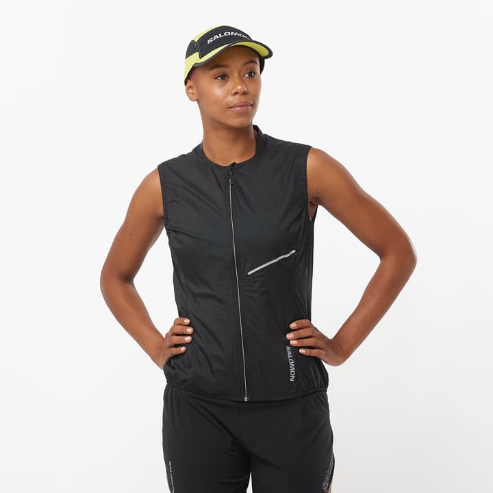 Salomon Women's Sense Aero Wind Vest Deep Black Salomon