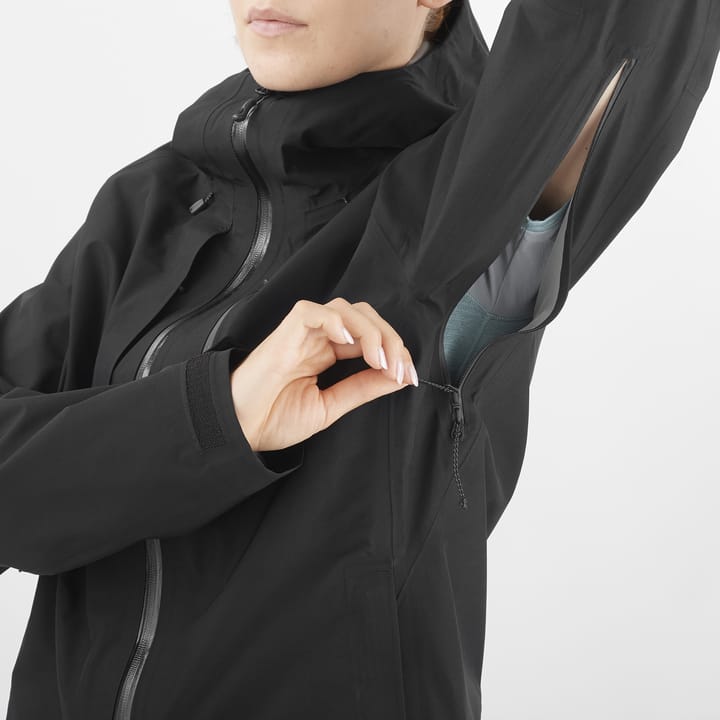 Salomon Women's Outline 3L GORE-TEX Jacket Deep Black Salomon Salomon Women's Outline 3L GORE-TEX Jacket Deep Black Salomon