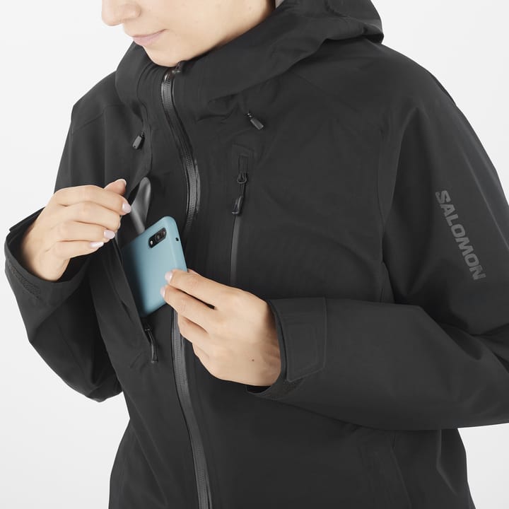 Salomon Women's Outline 3L GORE-TEX Jacket Deep Black Salomon Salomon Women's Outline 3L GORE-TEX Jacket Deep Black Salomon
