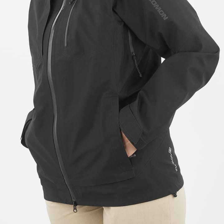 Salomon Women's Outline 3L GORE-TEX Jacket Deep Black Salomon Salomon Women's Outline 3L GORE-TEX Jacket Deep Black Salomon