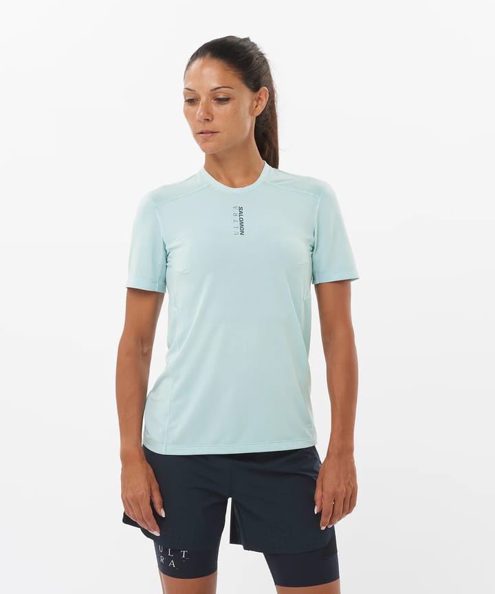 Salomon Women's S/Lab Salomon Ultra Tee Cameo Blue Salomon