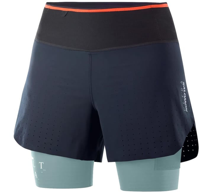 Salomon Women's S/Lab Ultra 2in1 Shorts Night Sky/Cameo Blue Salomon